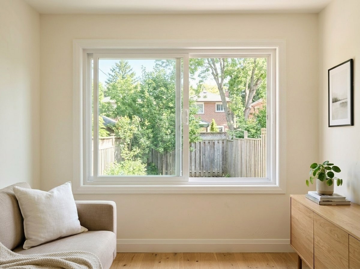 Interior room view with the selected frame color